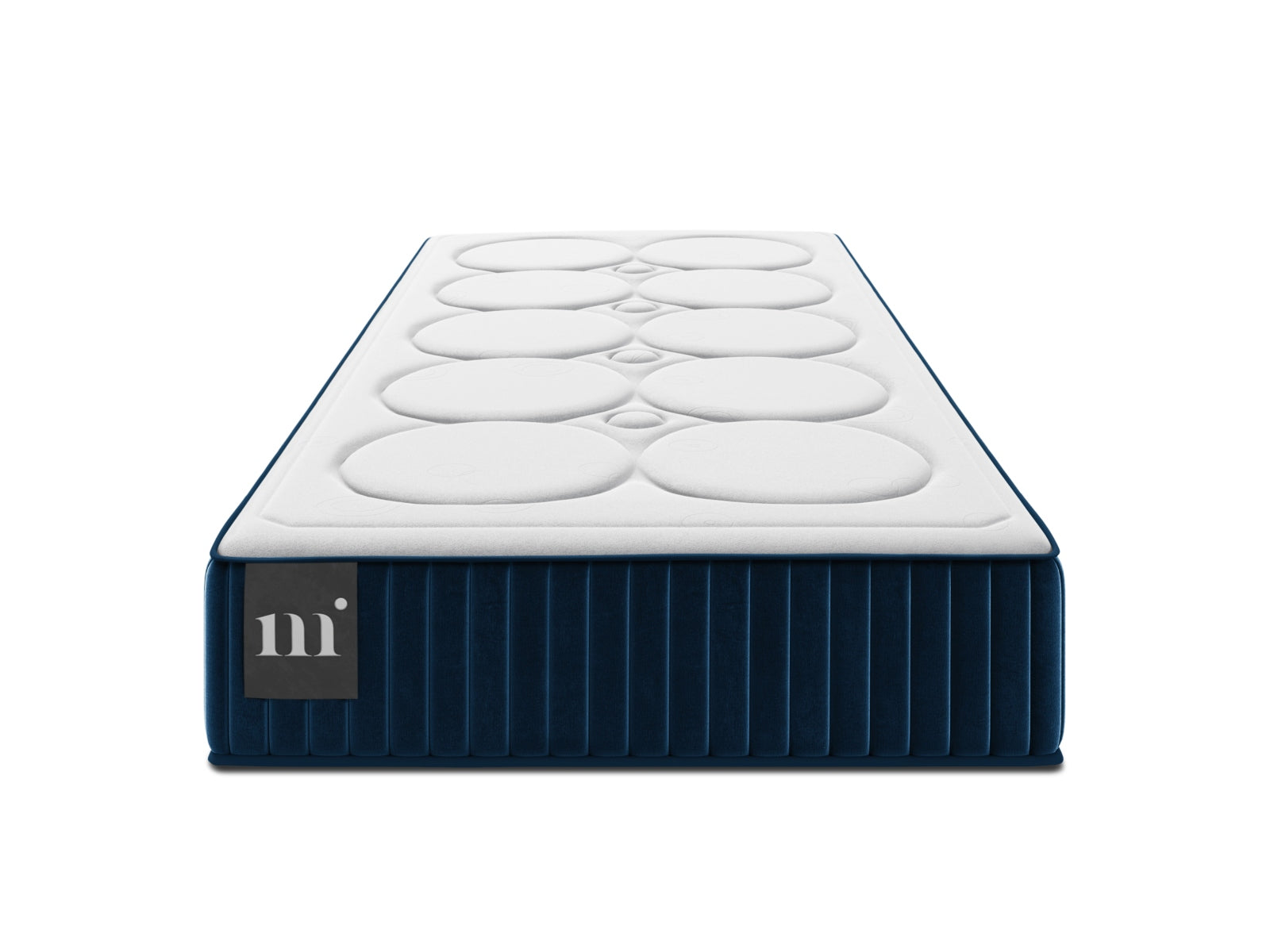 Muara Pocket Spring Matratze  in White and Blue präsentiert im Onlineshop von KAQTU Design AG. Matratze ist von Micadoni
