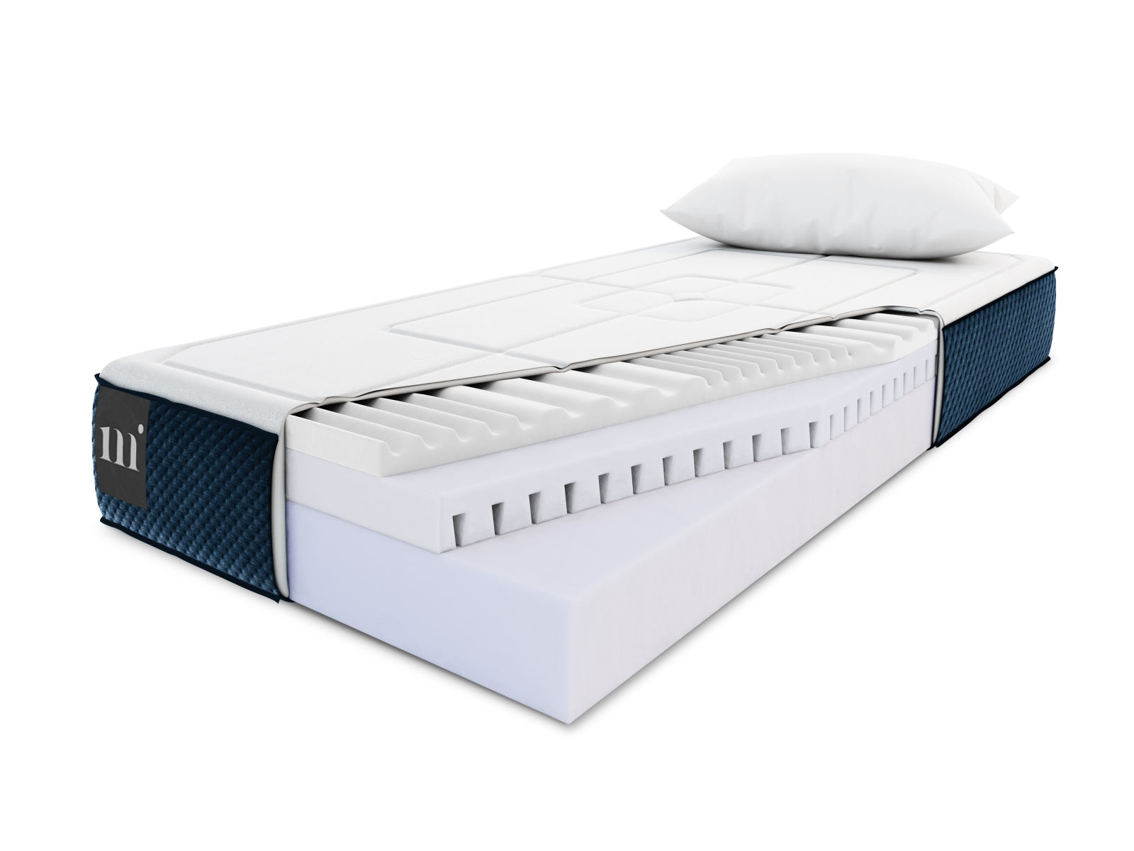 Lorne Foam Matratze  in White and Blue präsentiert im Onlineshop von KAQTU Design AG. Matratze ist von Micadoni