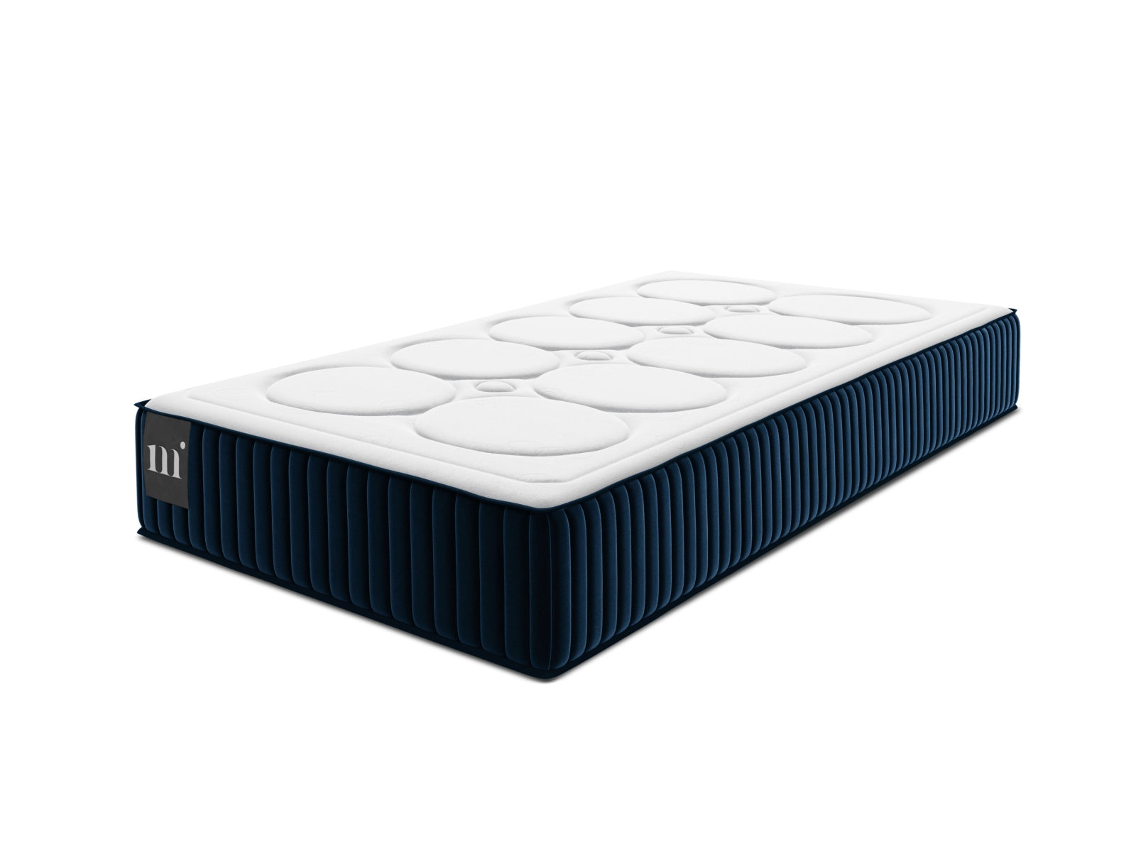 Muara Pocket Spring Matratze  in White and Blue präsentiert im Onlineshop von KAQTU Design AG. Matratze ist von Micadoni