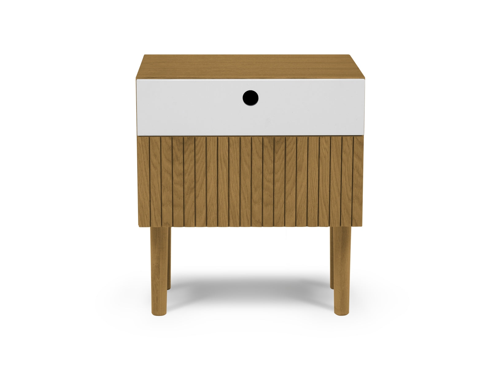 Entdecken Sie den Noa Nachttisch von Micadoni – stilvoll und funktional. Ideal für jedes Schlafzimmer, bietet er praktischen Stauraum und modernes Design.