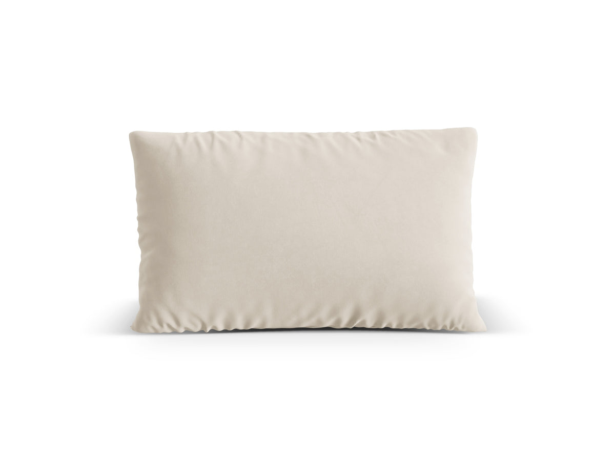 Nuria Velour Pillow in Beige-Paris präsentiert im Onlineshop von KAQTU Design AG. Deko Kissen ist von Micadoni