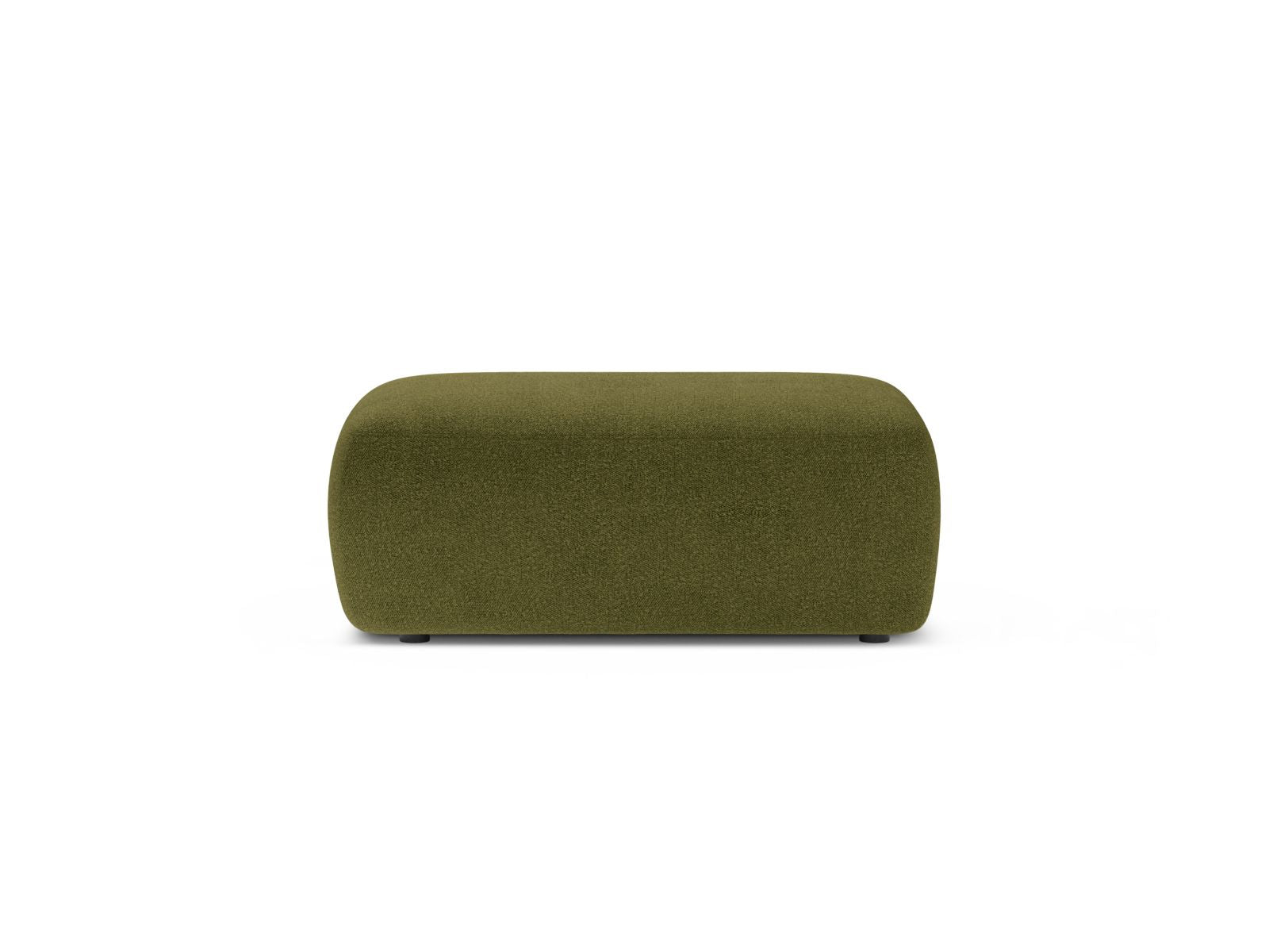 1-Sitzer Pouf Kate in Dark Olive Green-Baloo präsentiert im Onlineshop von KAQTU Design AG. Pouf ist von Micadoni