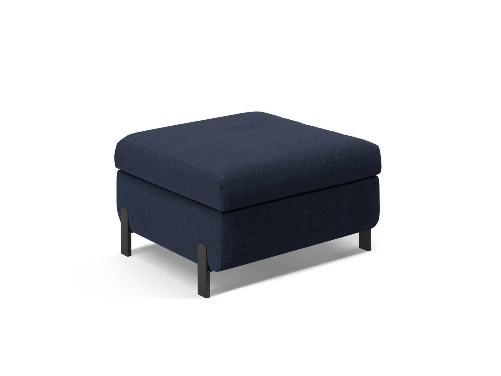 Gloria Pouf mit Stauraum 1 Sitzer in Blue-Bjorn präsentiert im Onlineshop von KAQTU Design AG. Modulares Sofa ist von Micadoni