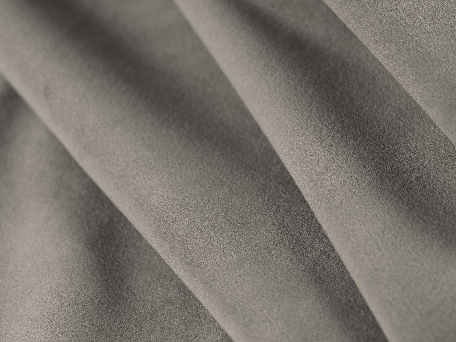 Eleganter Kendal Velour Pouf in tiefem Grau, ideal für moderne Wohnkonzepte und als flexibles Sitzmöbel.