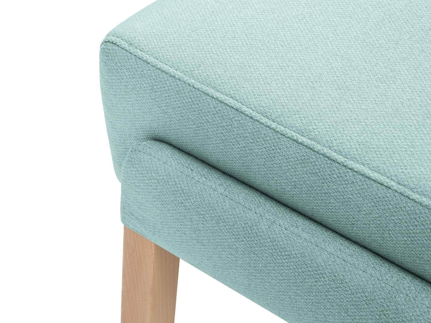 Salto Pouf 1 Sitzer in Mint präsentiert im Onlineshop von KAQTU Design AG. Modulares Sofa ist von Micadoni