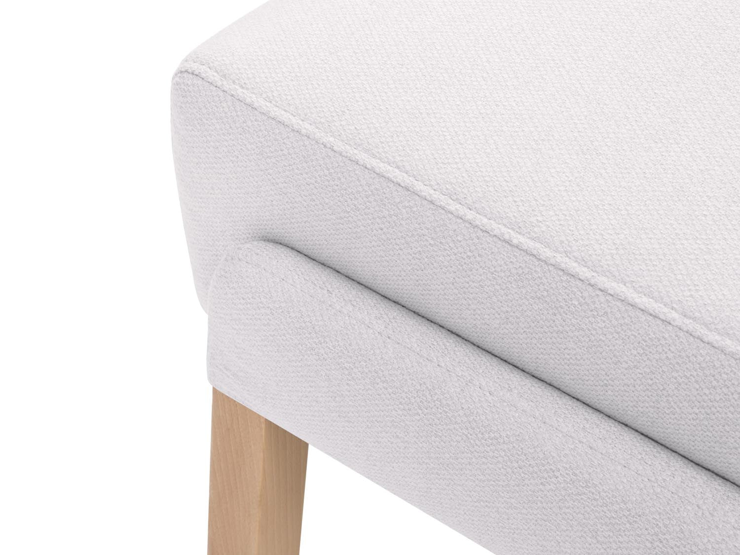 Salto Pouf 1 Sitzer in Light Grey präsentiert im Onlineshop von KAQTU Design AG. Modulares Sofa ist von Micadoni