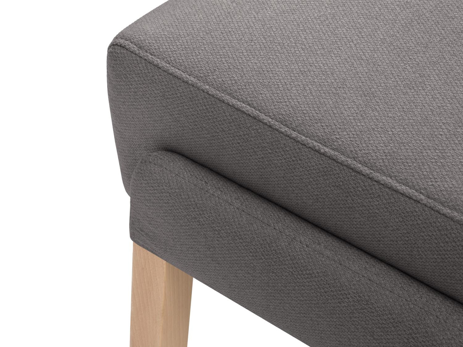 Salto Pouf 1 Sitzer in Grey präsentiert im Onlineshop von KAQTU Design AG. Modulares Sofa ist von Micadoni