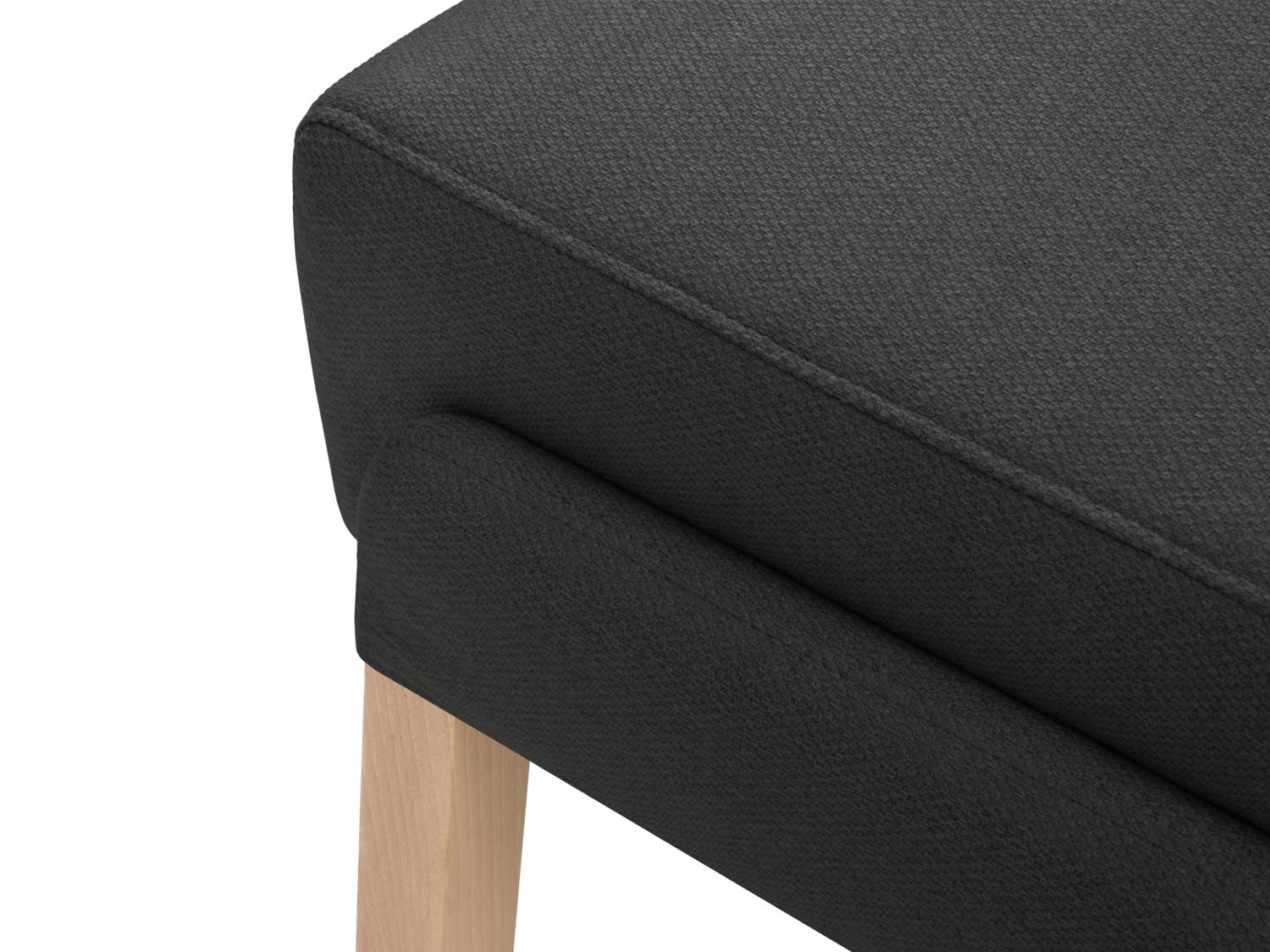 Salto Pouf 1 Sitzer in Dark Grey präsentiert im Onlineshop von KAQTU Design AG. Modulares Sofa ist von Micadoni