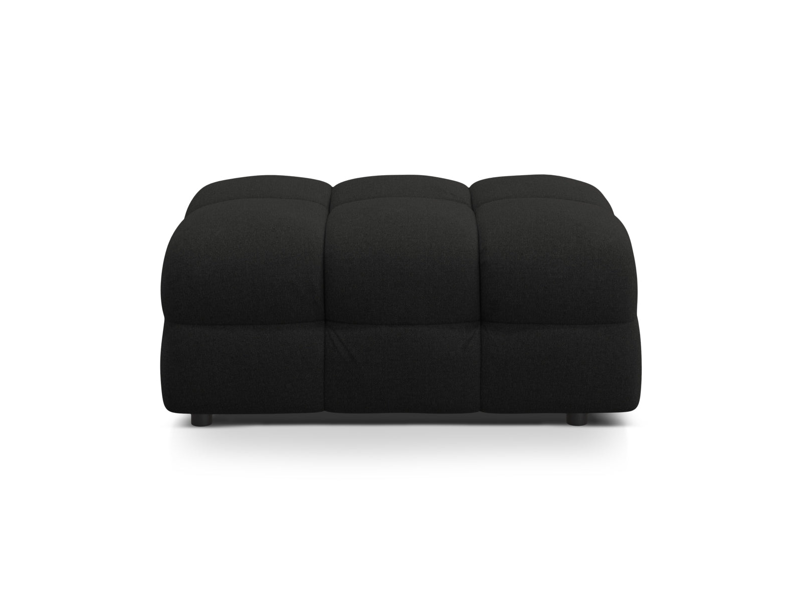 Kendal Pouf 1 Sitzer in Black-Ottawa präsentiert im Onlineshop von KAQTU Design AG. Modulares Sofa ist von Micadoni