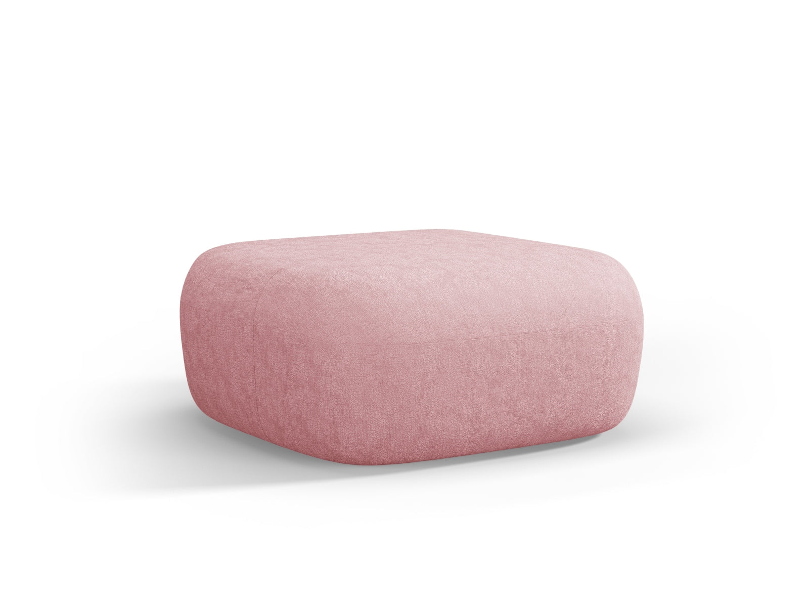 Stylischer Jenny Pouf in sanftem Rosa, ideal für jeden Raum. Bequem und vielseitig, perfekt als Sitzgelegenheit oder Fußablage.