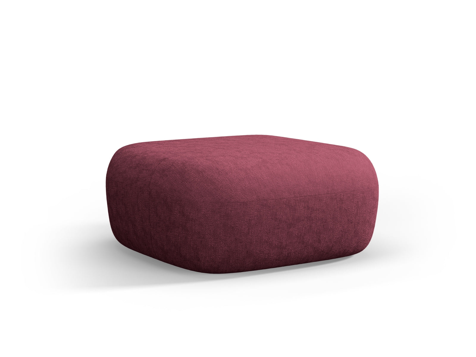 Stylischer Jenny Pouf von Micadoni in Cherrywood-Perfect Harmony, ideal für gemütliche Sitzgelegenheiten und moderne Wohnräume.