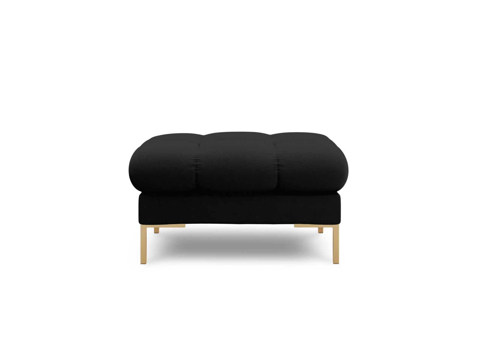 Mamaia Pouf 1 Sitz in Black/Gold präsentiert im Onlineshop von KAQTU Design AG. Pouf ist von Micadoni