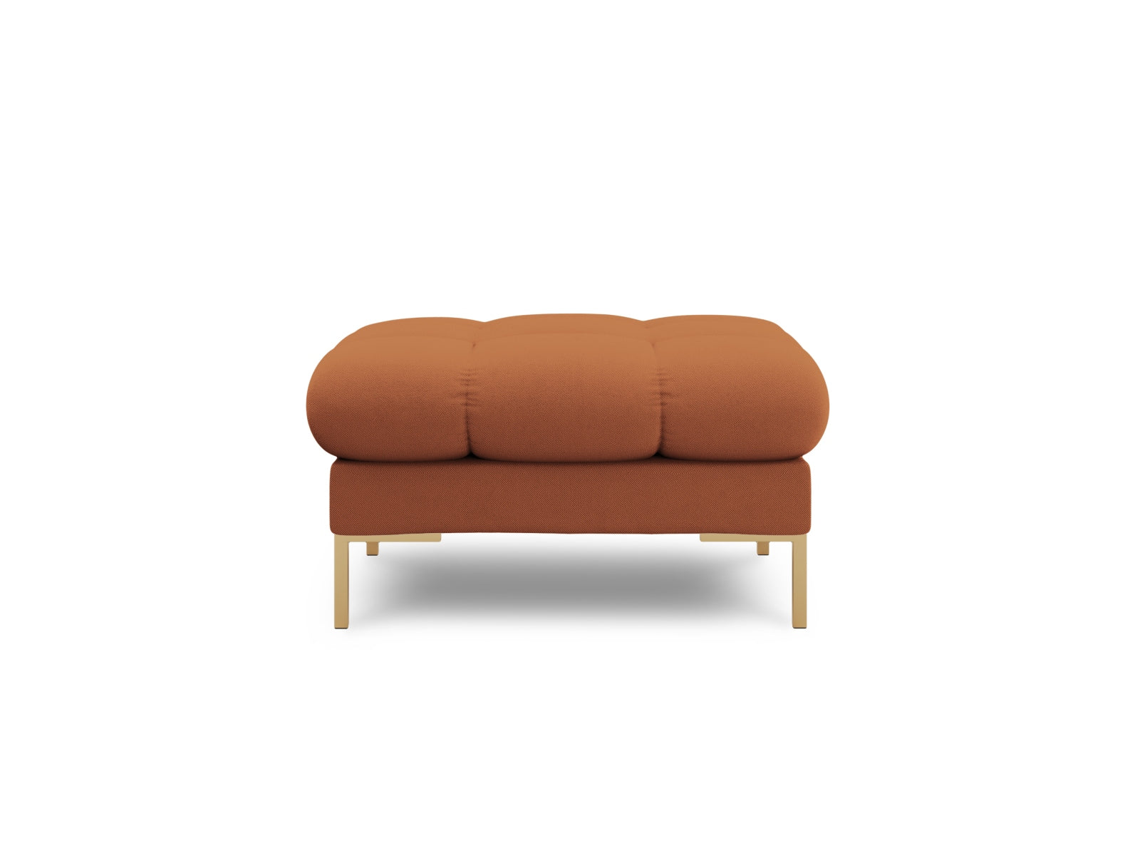 Mamaia Pouf 1 Sitz in Brick/Gold präsentiert im Onlineshop von KAQTU Design AG. Pouf ist von Micadoni