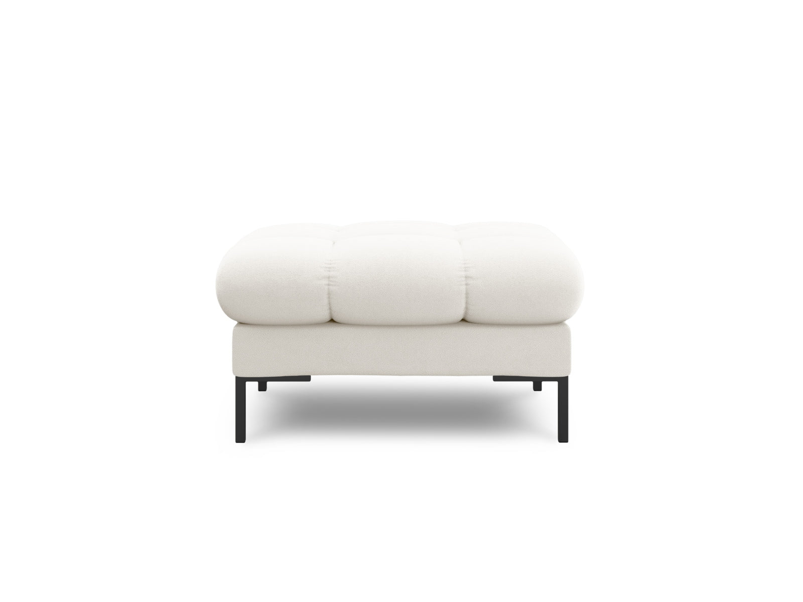 Mamaia Pouf 1 Sitz in Light Beige/Schwarz präsentiert im Onlineshop von KAQTU Design AG. Pouf ist von Micadoni