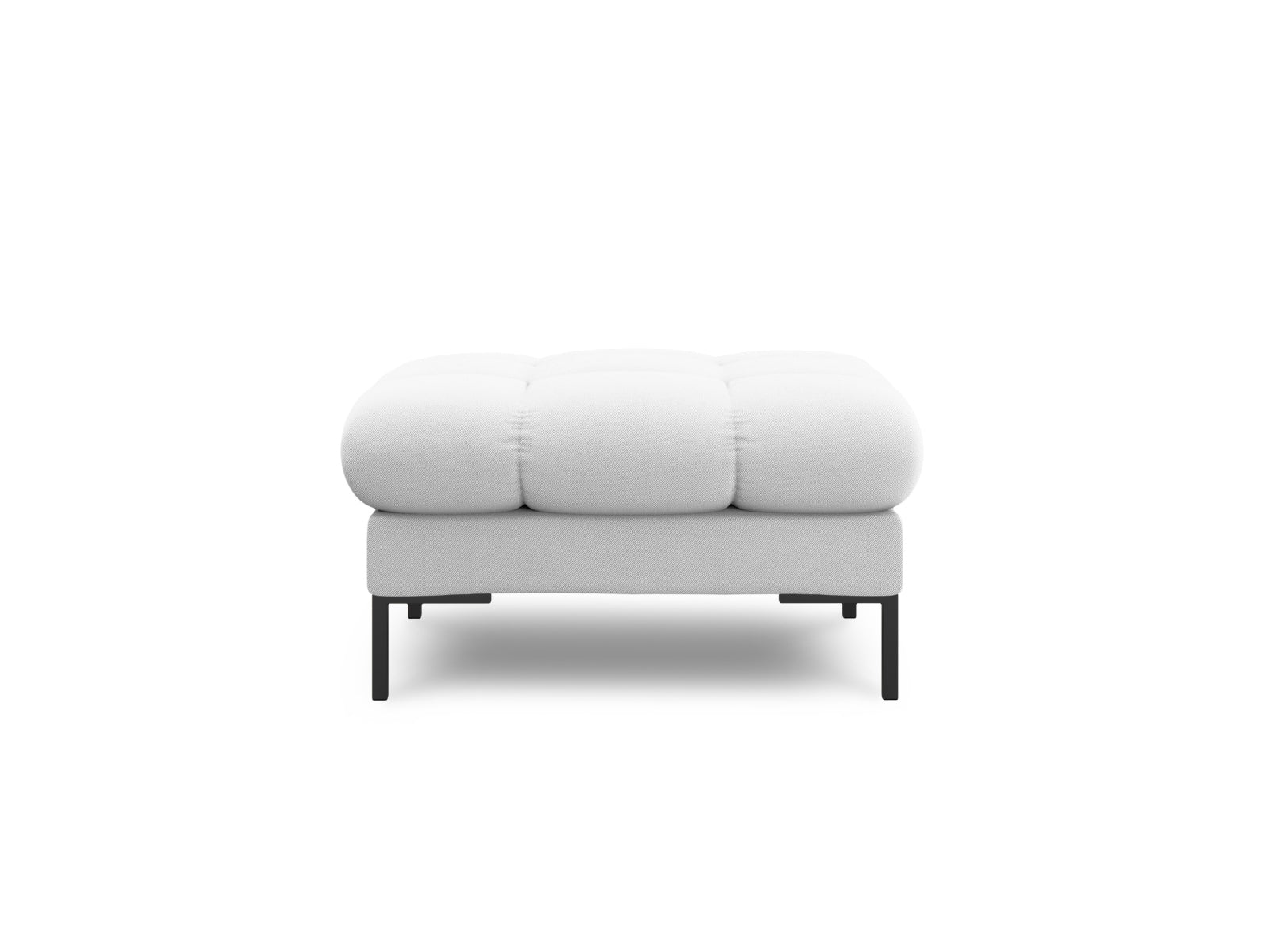 Mamaia Pouf 1 Sitz in Light Grey/Schwarz präsentiert im Onlineshop von KAQTU Design AG. Pouf ist von Micadoni