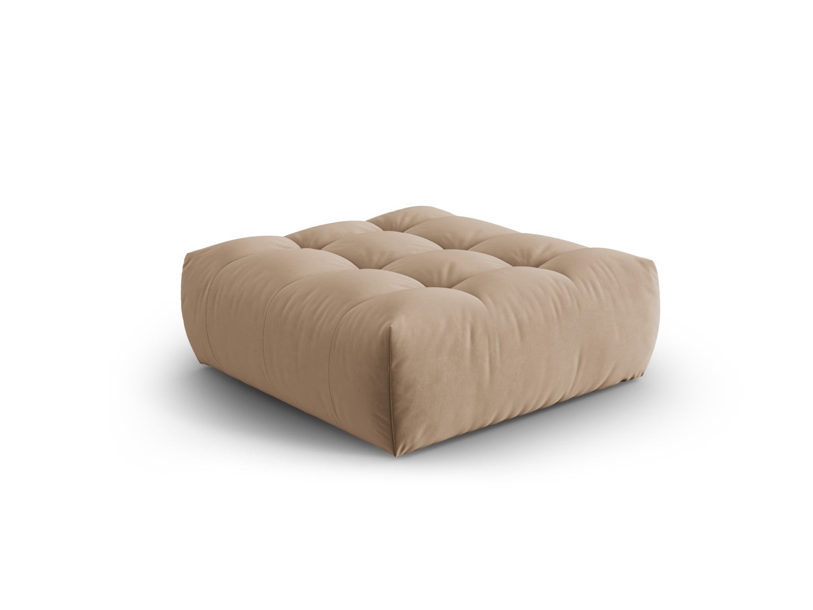 Bloom Velour Pouf 1 Sitzer in Sand präsentiert im Onlineshop von KAQTU Design AG. Modulares Sofa ist von Micadoni