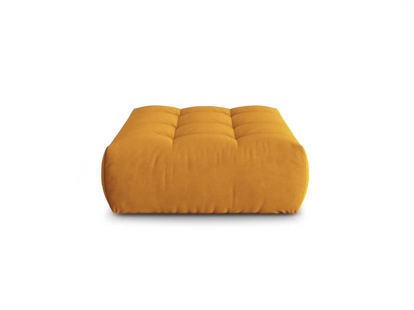 Bloom Velour Pouf 1 Sitzer in Yellow präsentiert im Onlineshop von KAQTU Design AG. Modulares Sofa ist von Micadoni