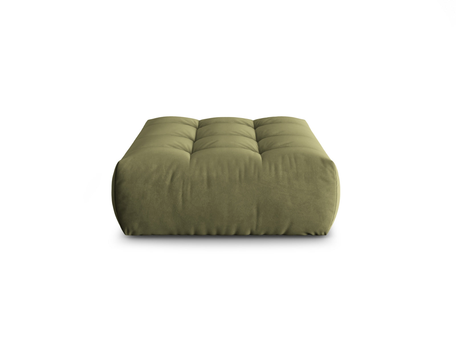 Bloom Velour Pouf 1 Sitzer in Light Green präsentiert im Onlineshop von KAQTU Design AG. Modulares Sofa ist von Micadoni