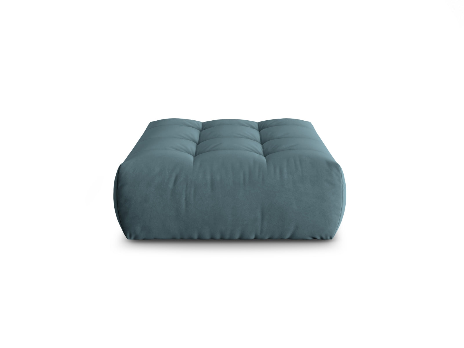 Bloom Velour Pouf 1 Sitzer in Pastel Blue präsentiert im Onlineshop von KAQTU Design AG. Modulares Sofa ist von Micadoni