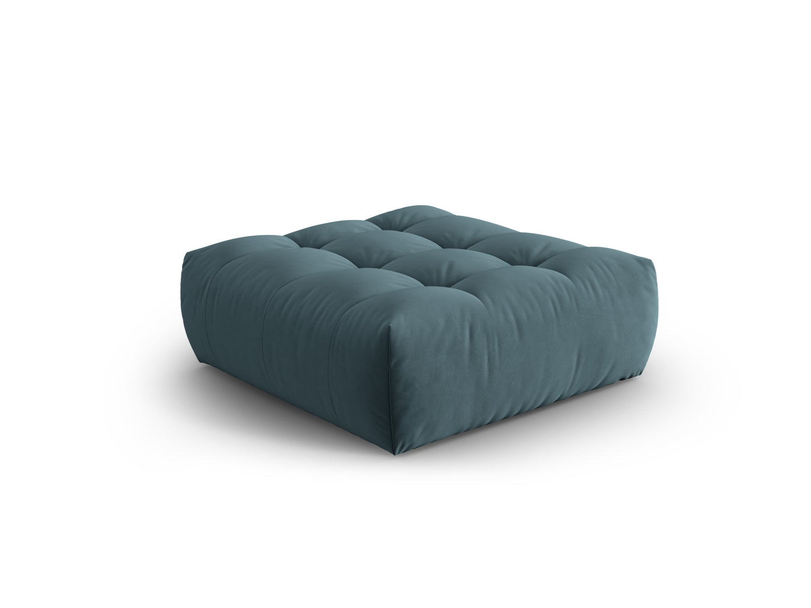 Bloom Velour Pouf 1 Sitzer in Pastel Blue präsentiert im Onlineshop von KAQTU Design AG. Modulares Sofa ist von Micadoni