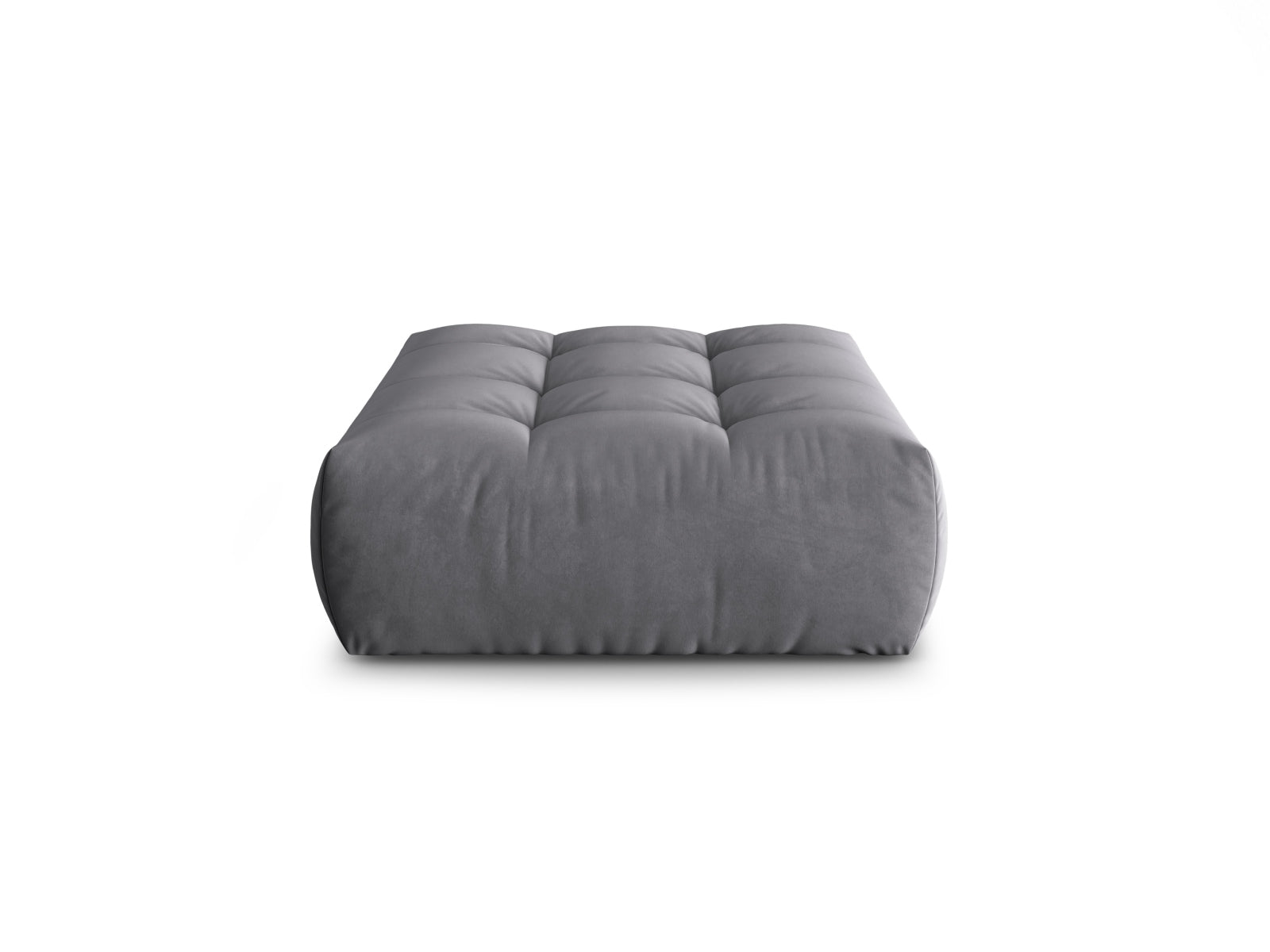 Bloom Velour Pouf 1 Sitzer in Dark Grey präsentiert im Onlineshop von KAQTU Design AG. Modulares Sofa ist von Micadoni