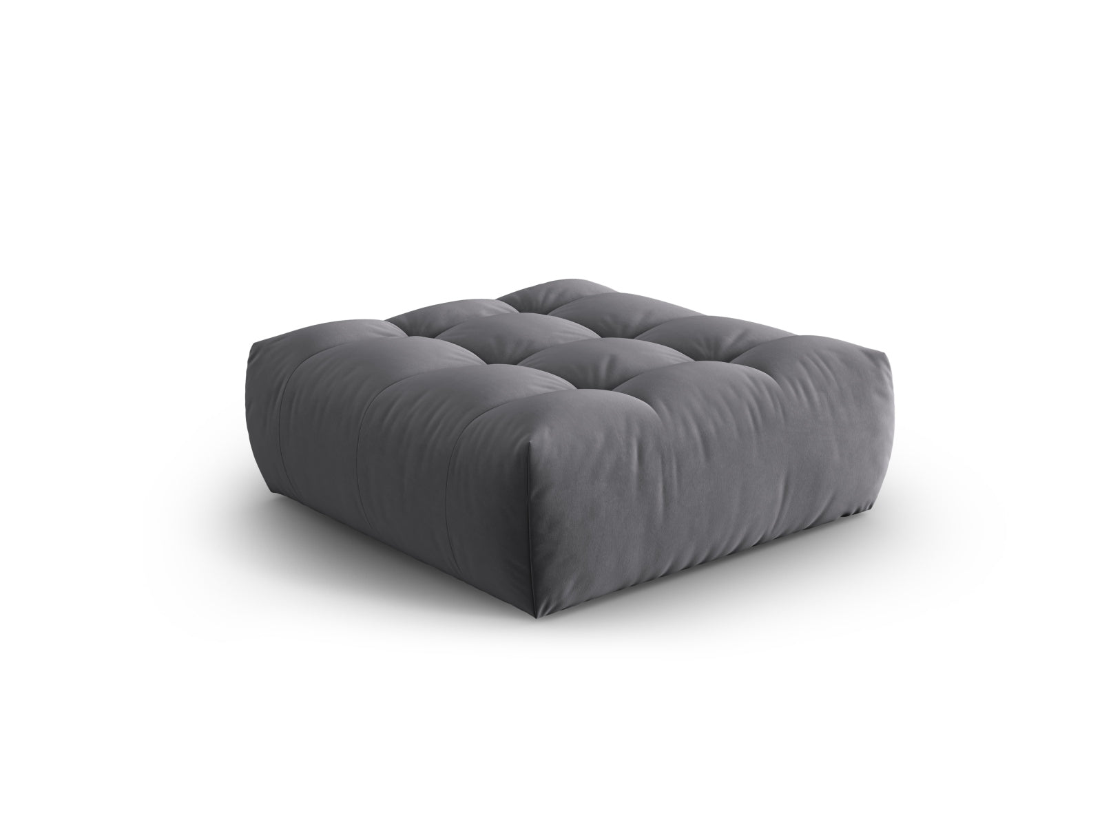 Bloom Velour Pouf 1 Sitzer in Dark Grey präsentiert im Onlineshop von KAQTU Design AG. Modulares Sofa ist von Micadoni