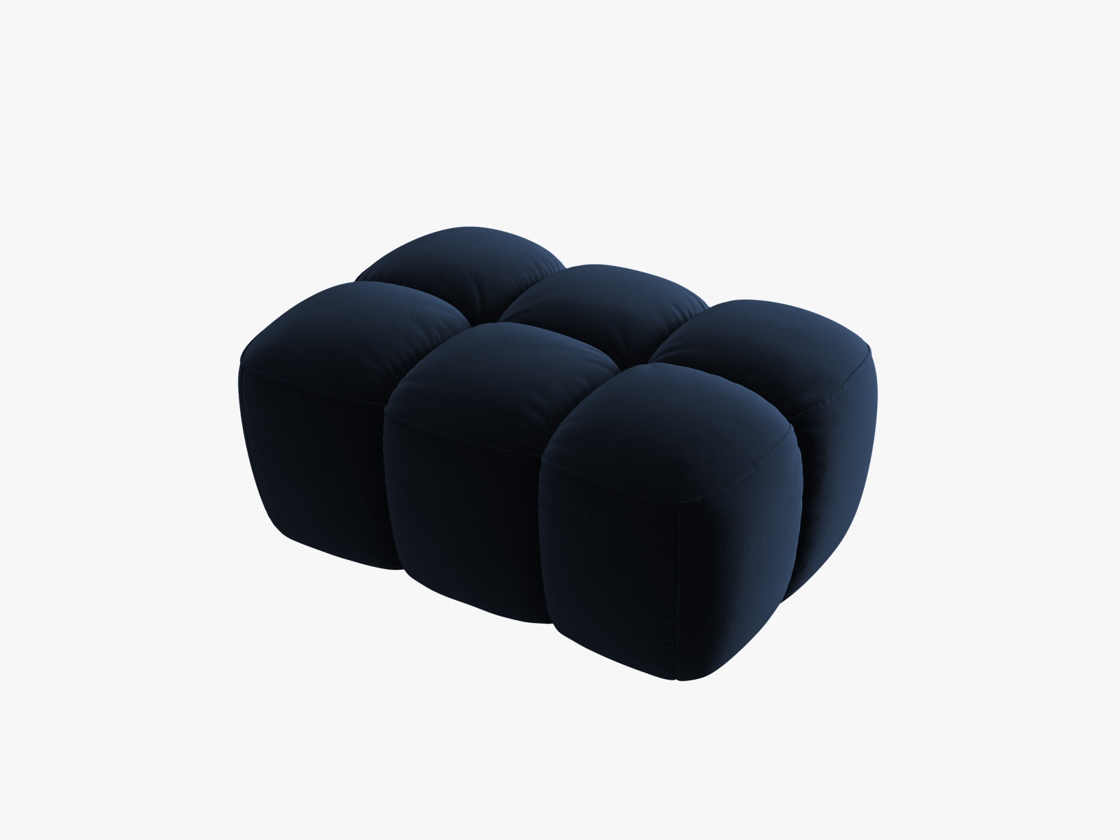 Lisa Velour Pouf 1 Sitzer in Royal Blue präsentiert im Onlineshop von KAQTU Design AG. Modulares Sofa ist von Micadoni