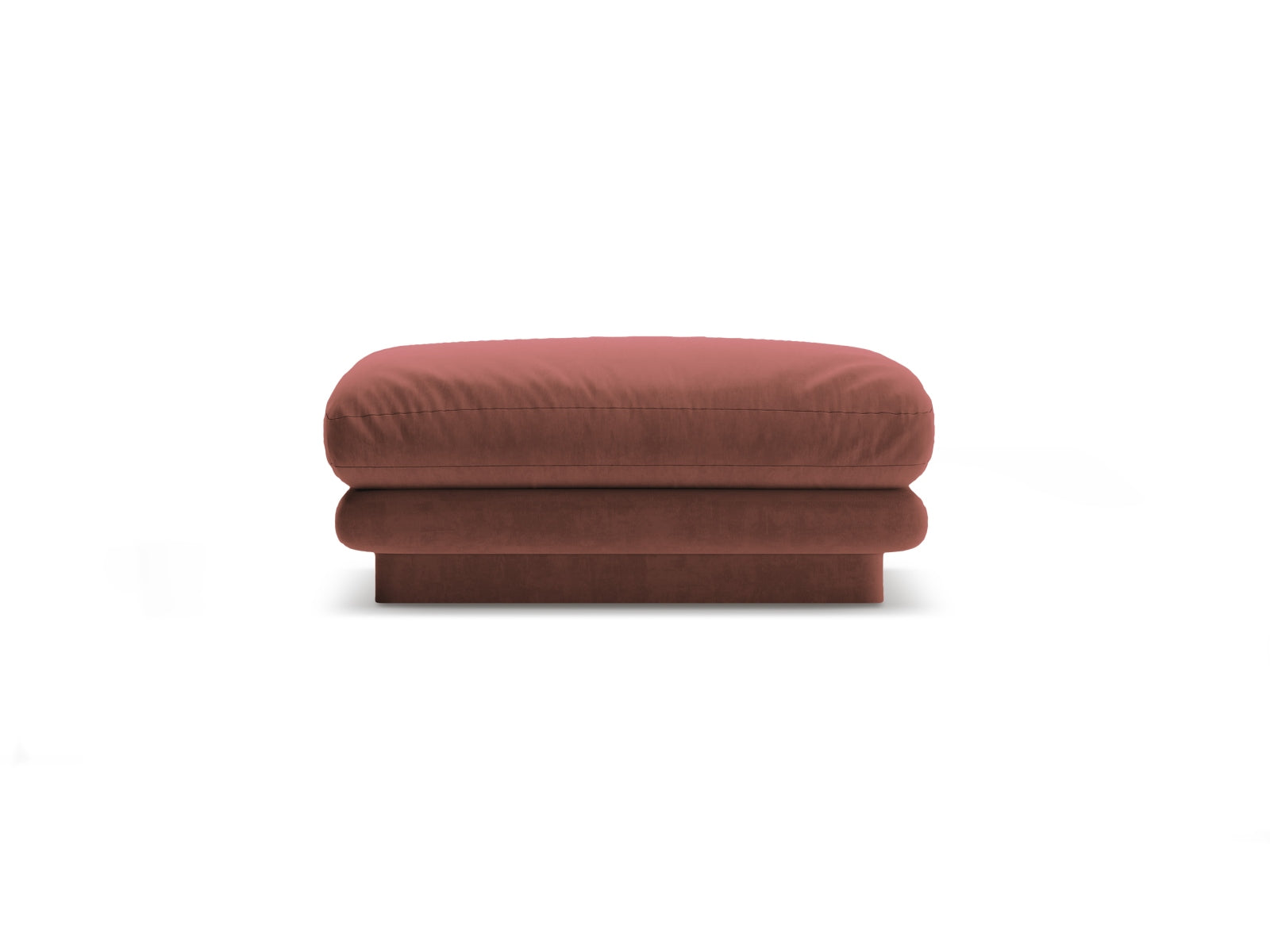 Torino Velour Pouf 1 Sitzer in Cuoio-Casino präsentiert im Onlineshop von KAQTU Design AG. Modulares Sofa ist von Micadoni