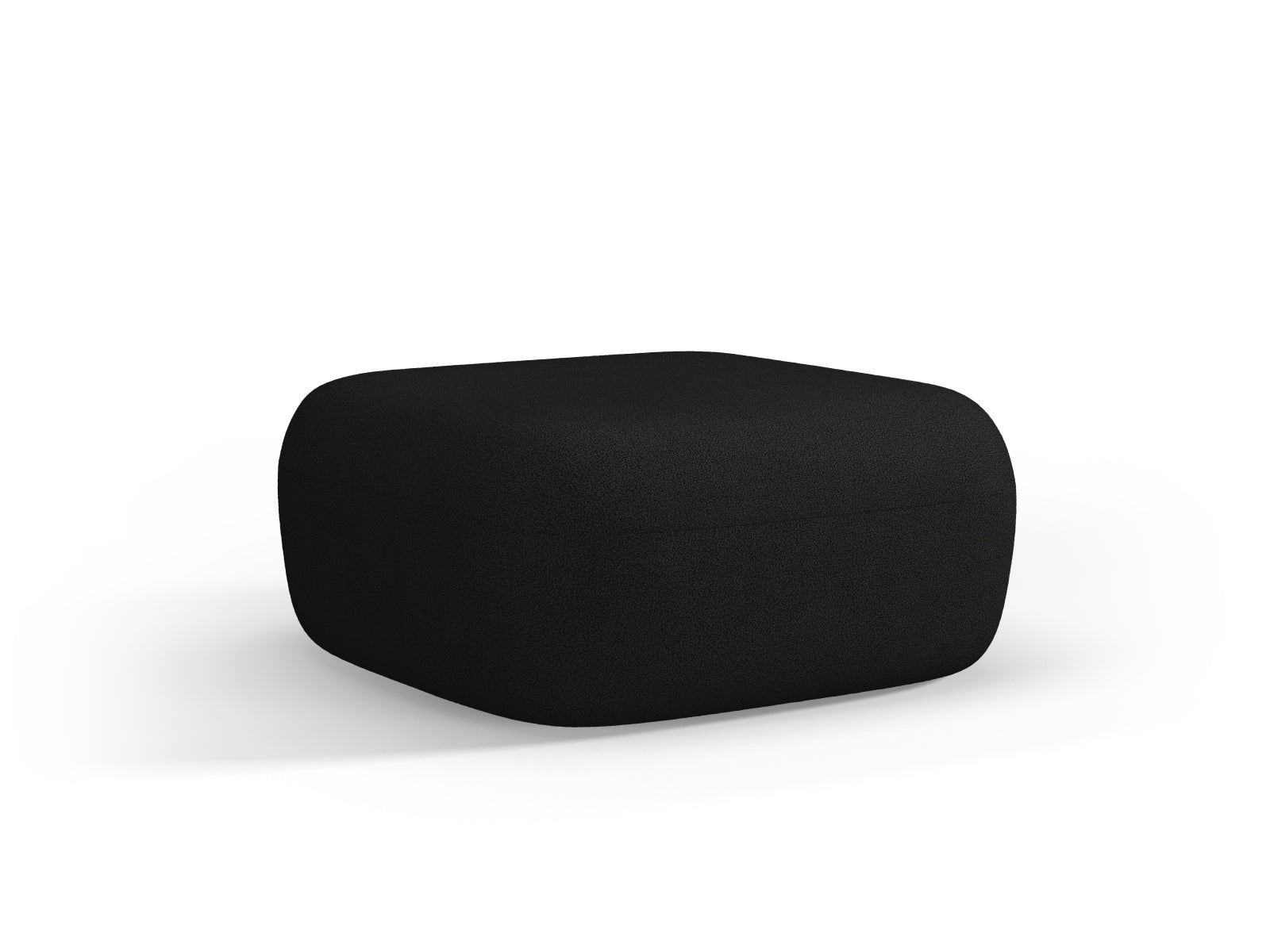 Jenny Boucle Pouf 1 Sitz in Black präsentiert im Onlineshop von KAQTU Design AG. Pouf ist von Micadoni
