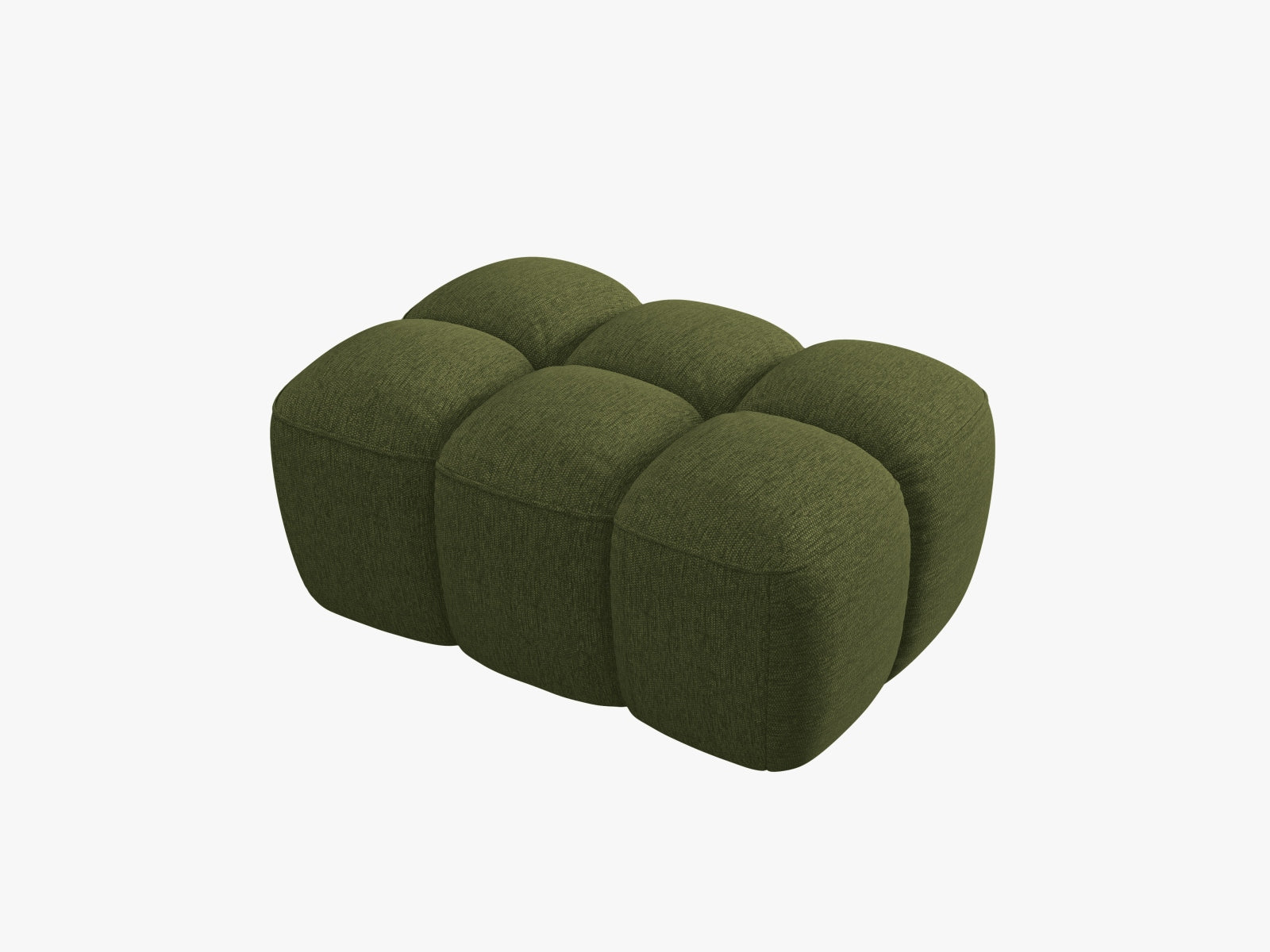 Lisa Pouf 1 Sitzer in Green Melange präsentiert im Onlineshop von KAQTU Design AG. Modulares Sofa ist von Micadoni