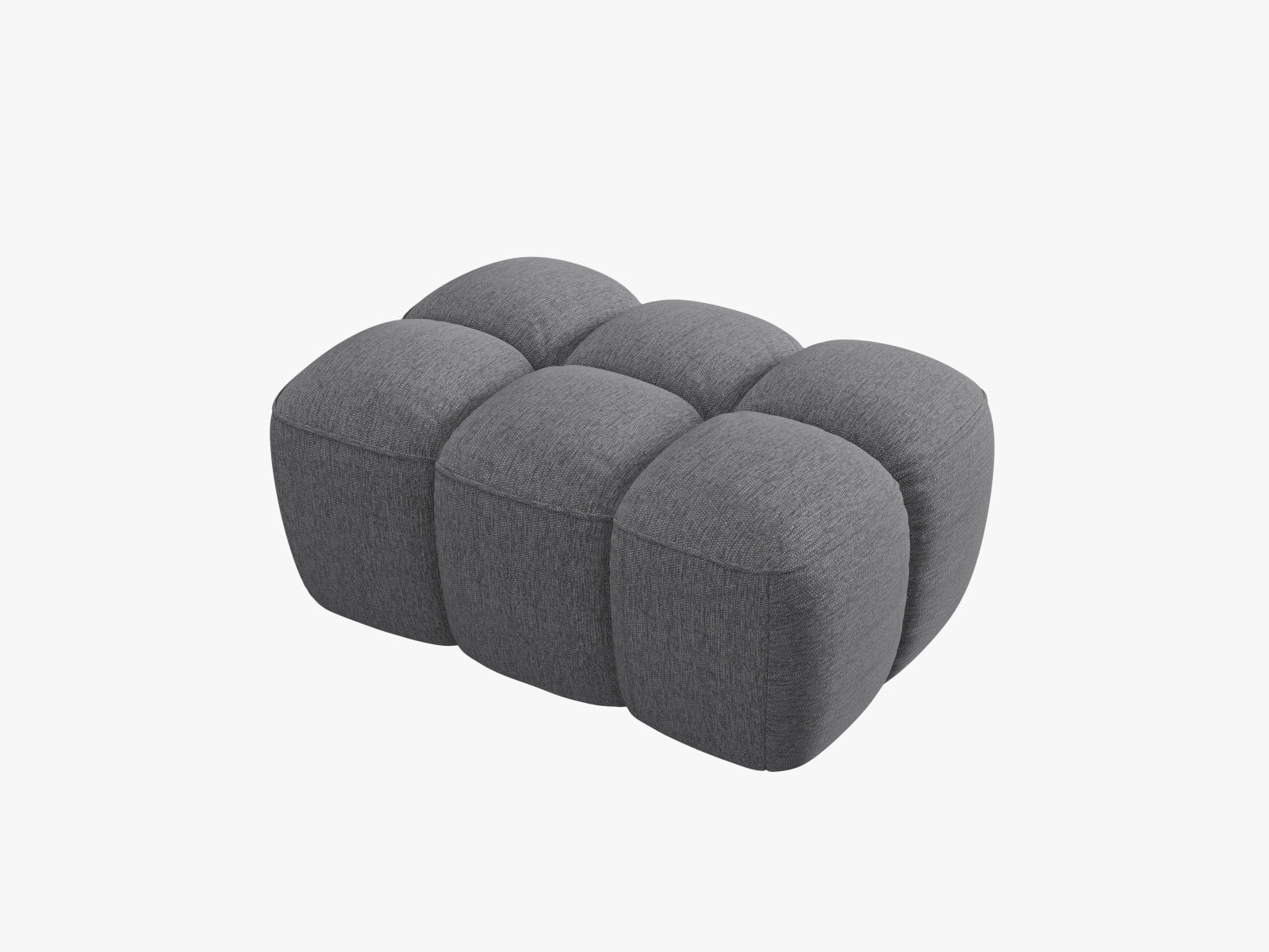 Lisa Pouf 1 Sitzer in Grey präsentiert im Onlineshop von KAQTU Design AG. Modulares Sofa ist von Micadoni