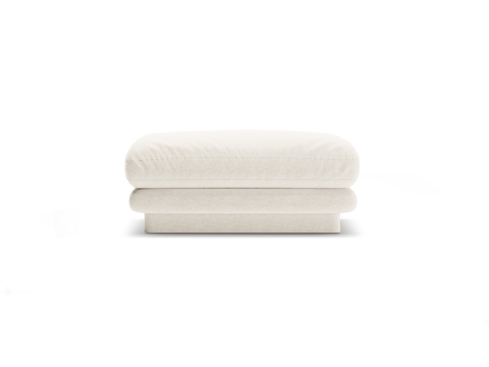 Torino Pouf 1 Sitzer in Ivory-Wind präsentiert im Onlineshop von KAQTU Design AG. Modulares Sofa ist von Micadoni