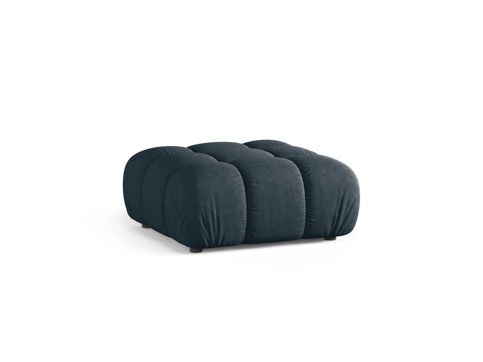 Eleganter 1-Sitzer Pouf Bellis in tiefem Petrol, ideal für stilvolle Akzente in jedem Raum. Hochwertige Verarbeitung von Micadoni.