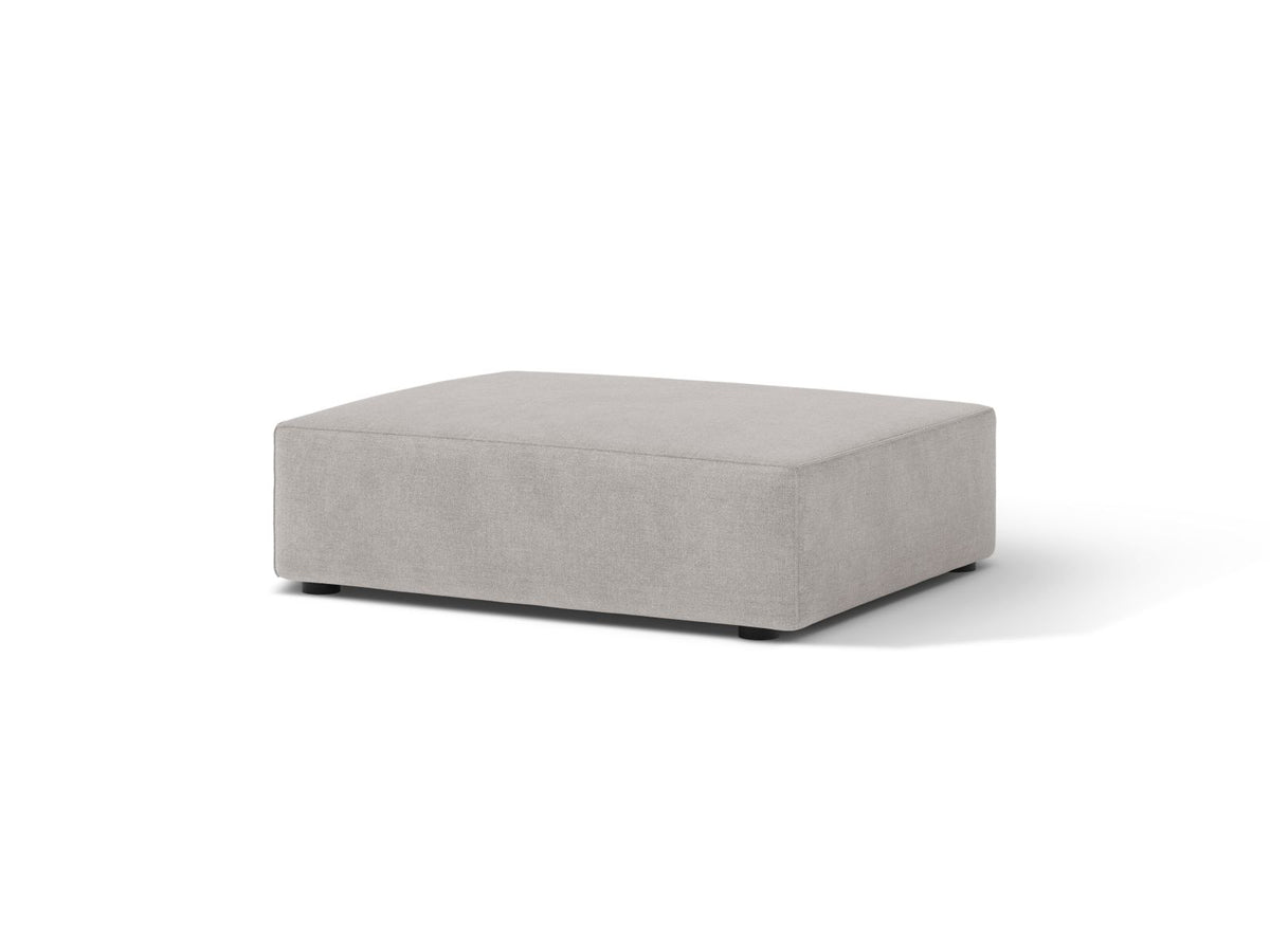 1-Sitzer Pouf Jodie in Light Grey-Liberty präsentiert im Onlineshop von KAQTU Design AG. Pouf ist von Micadoni