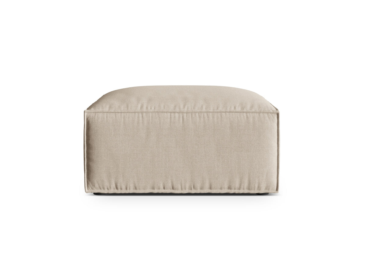 1-Sitzer Pouf Nuria in Beige-Liberty präsentiert im Onlineshop von KAQTU Design AG. Pouf ist von Micadoni