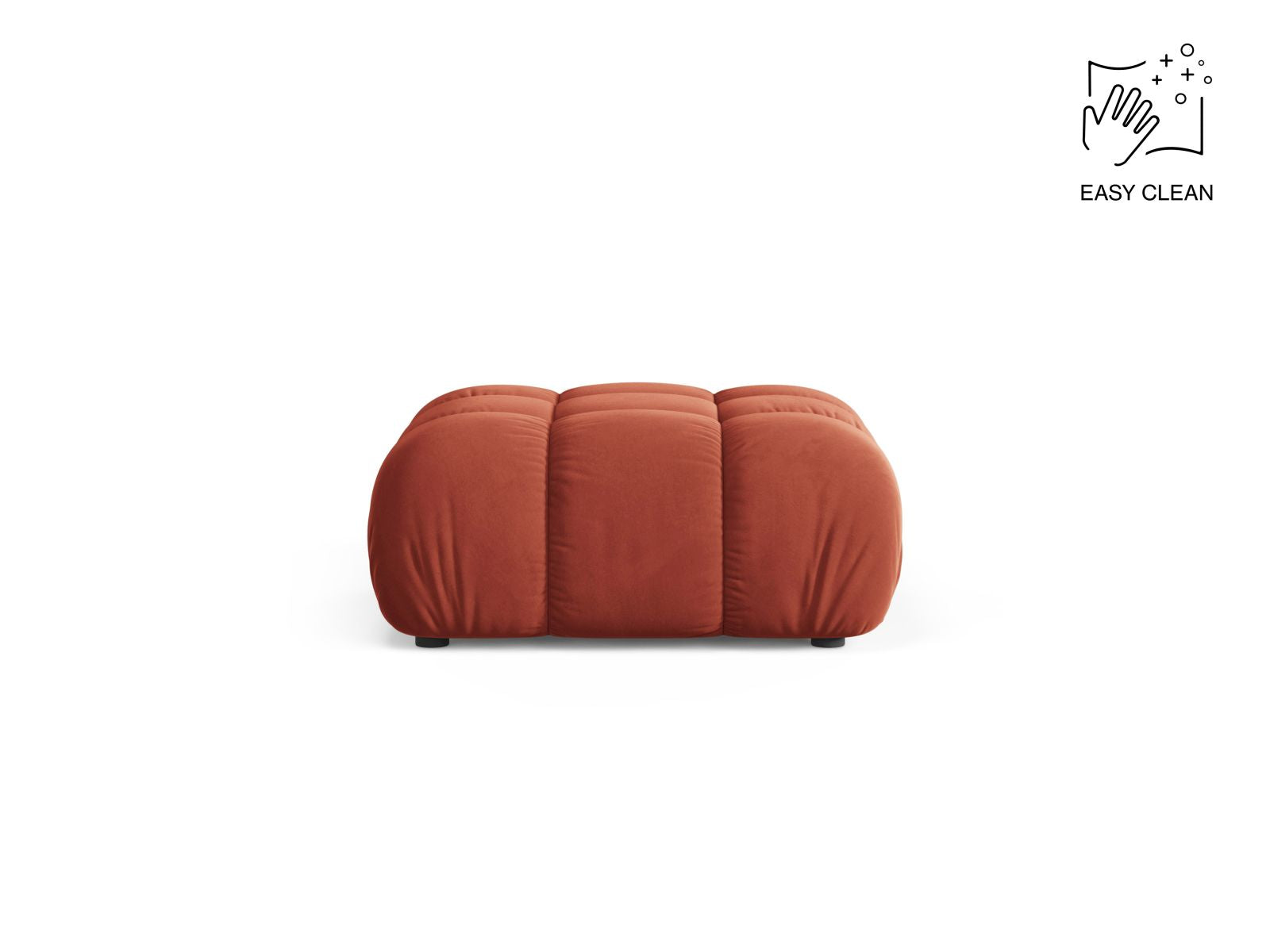 1-Sitzer Pouf Bellis in Coral-Venus präsentiert im Onlineshop von KAQTU Design AG. Pouf ist von Micadoni