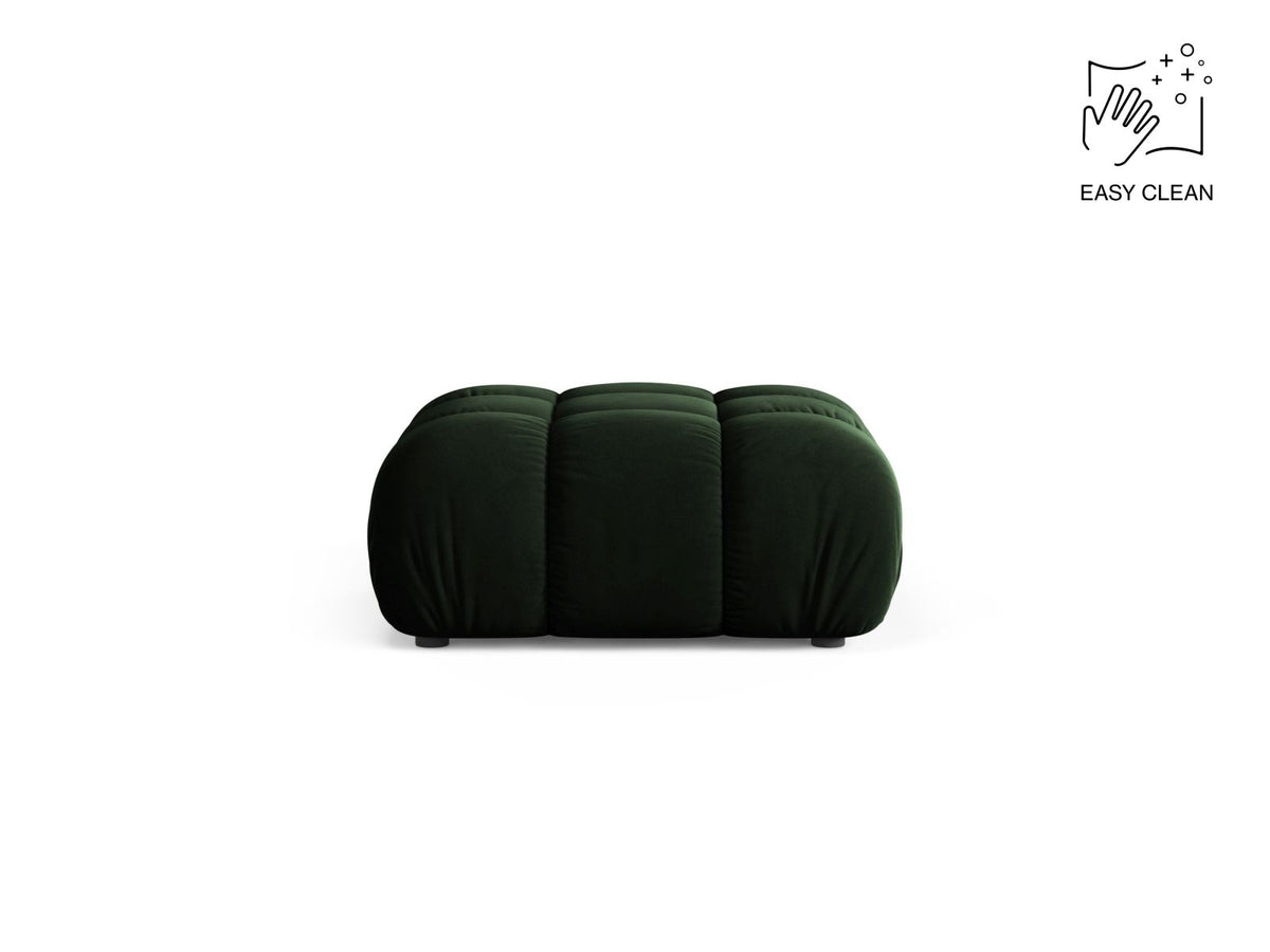 1-Sitzer Pouf Bellis in Bottle Green-Venus präsentiert im Onlineshop von KAQTU Design AG. Pouf ist von Micadoni