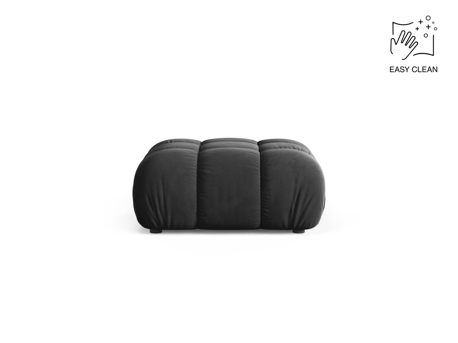1-Sitzer Pouf Bellis in Grey-Venus präsentiert im Onlineshop von KAQTU Design AG. Pouf ist von Micadoni