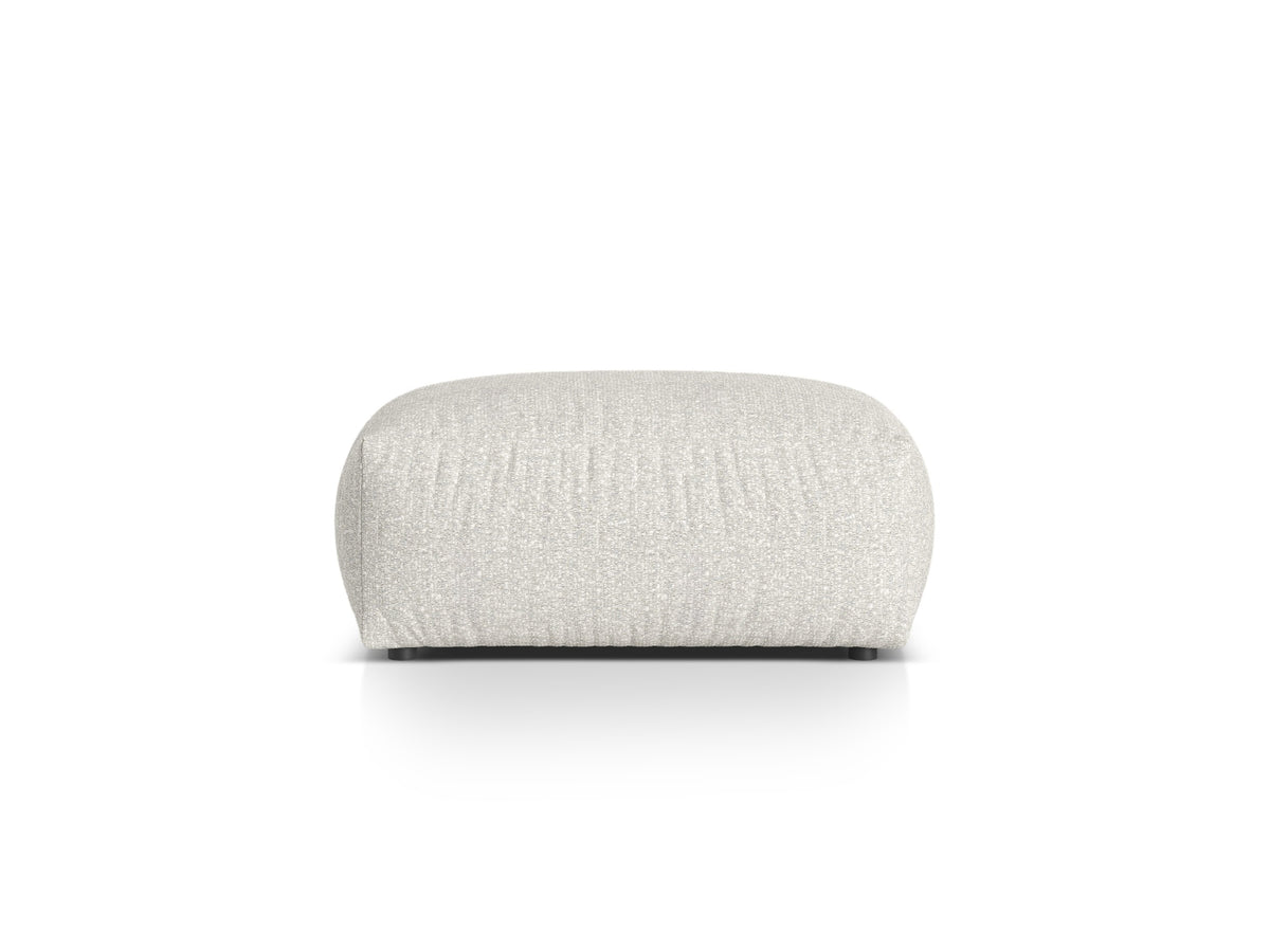 1-Sitzer Pouf Martina in Grey Beige Melange-Monet präsentiert im Onlineshop von KAQTU Design AG. Pouf ist von Micadoni