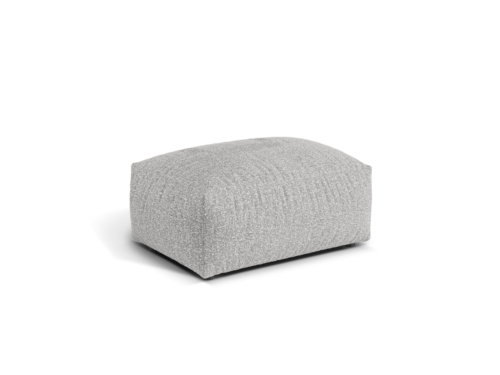 Eleganter 1-Sitzer Pouf Martina in stilvollem Silber, ideal für moderne Wohnräume. Hochwertige Verarbeitung von Micadoni.