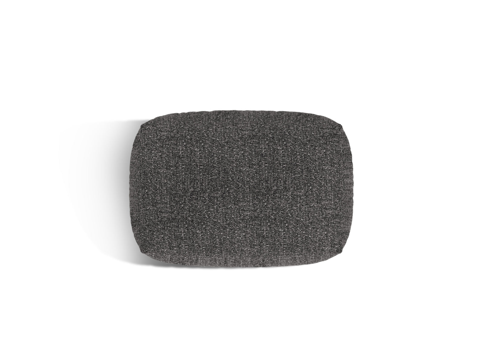 Moderner 1-Sitzer Pouf Martina in edlem Anthrazit, ideal für gemütliche Wohnräume. Hochwertige Verarbeitung und ansprechendes Design von Micadoni.
