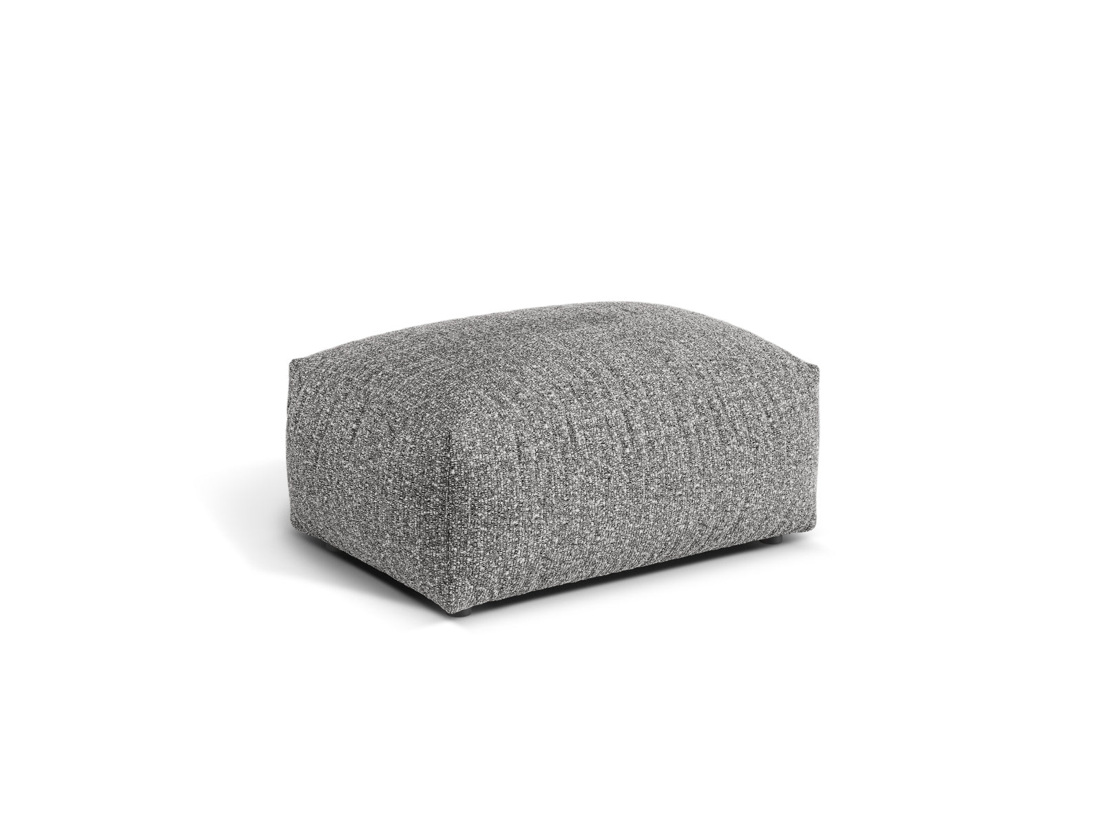 Stylischer 1-Sitzer Pouf Martina in elegantem Graphit, ideal für moderne Wohnräume. Hochwertige Verarbeitung von Micadoni.