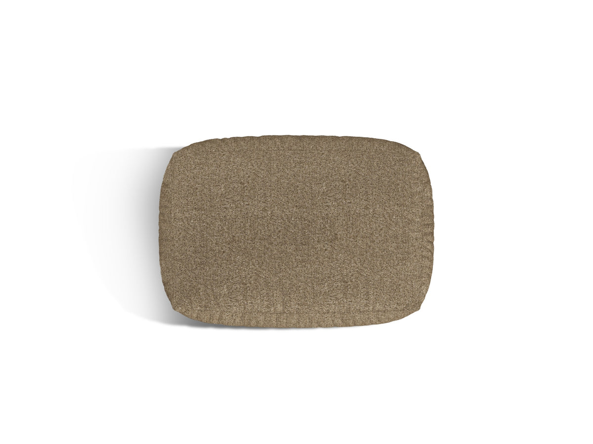 1-Sitzer Pouf Martina in Cappuccino-Monet präsentiert im Onlineshop von KAQTU Design AG. Pouf ist von Micadoni