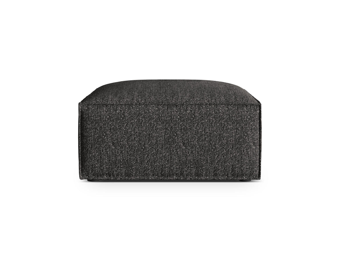 Nuria Boucle Pouf 1 Sitzer in Anthracite-Monet präsentiert im Onlineshop von KAQTU Design AG. Modulares Sofa ist von Micadoni