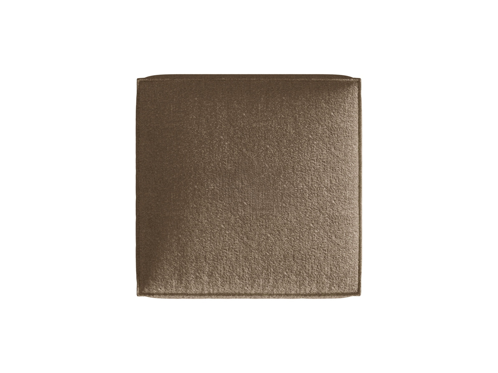 Nuria Boucle Pouf 1 Sitzer in Cappuccino präsentiert im Onlineshop von KAQTU Design AG. Modulares Sofa ist von Micadoni
