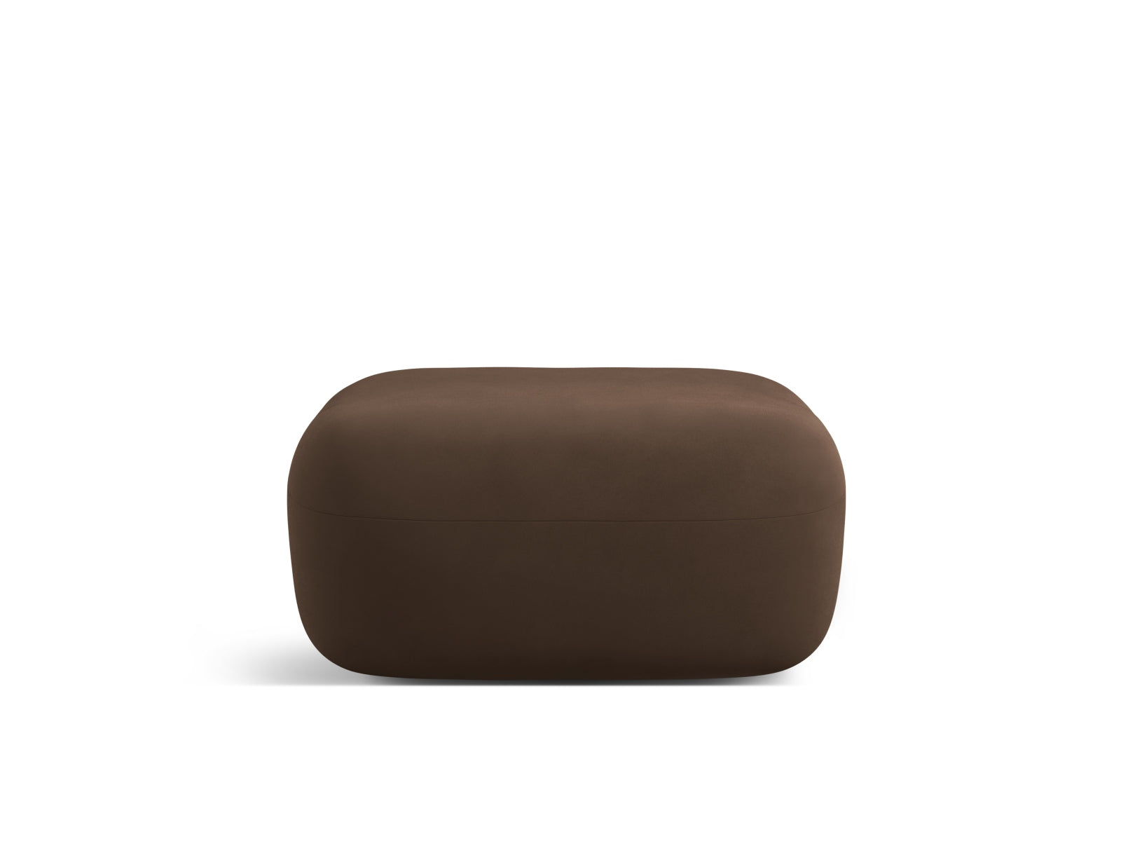 Jenny Velour Pouf 1 Sitz in Chocolate-Salvador präsentiert im Onlineshop von KAQTU Design AG. Pouf ist von Micadoni