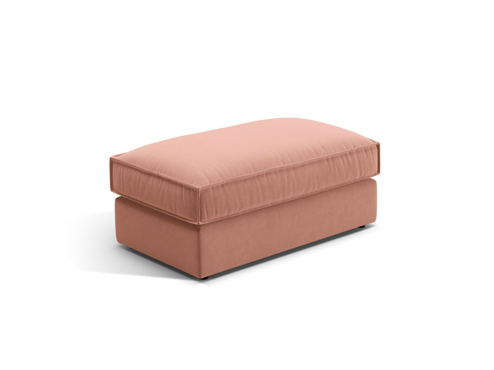 Eleganter 1-Sitzer Pouf Pola in strahlendem Pink, perfekt für trendbewusste Interiors. Hochwertige Materialien und stilvolles Design von Micadoni.