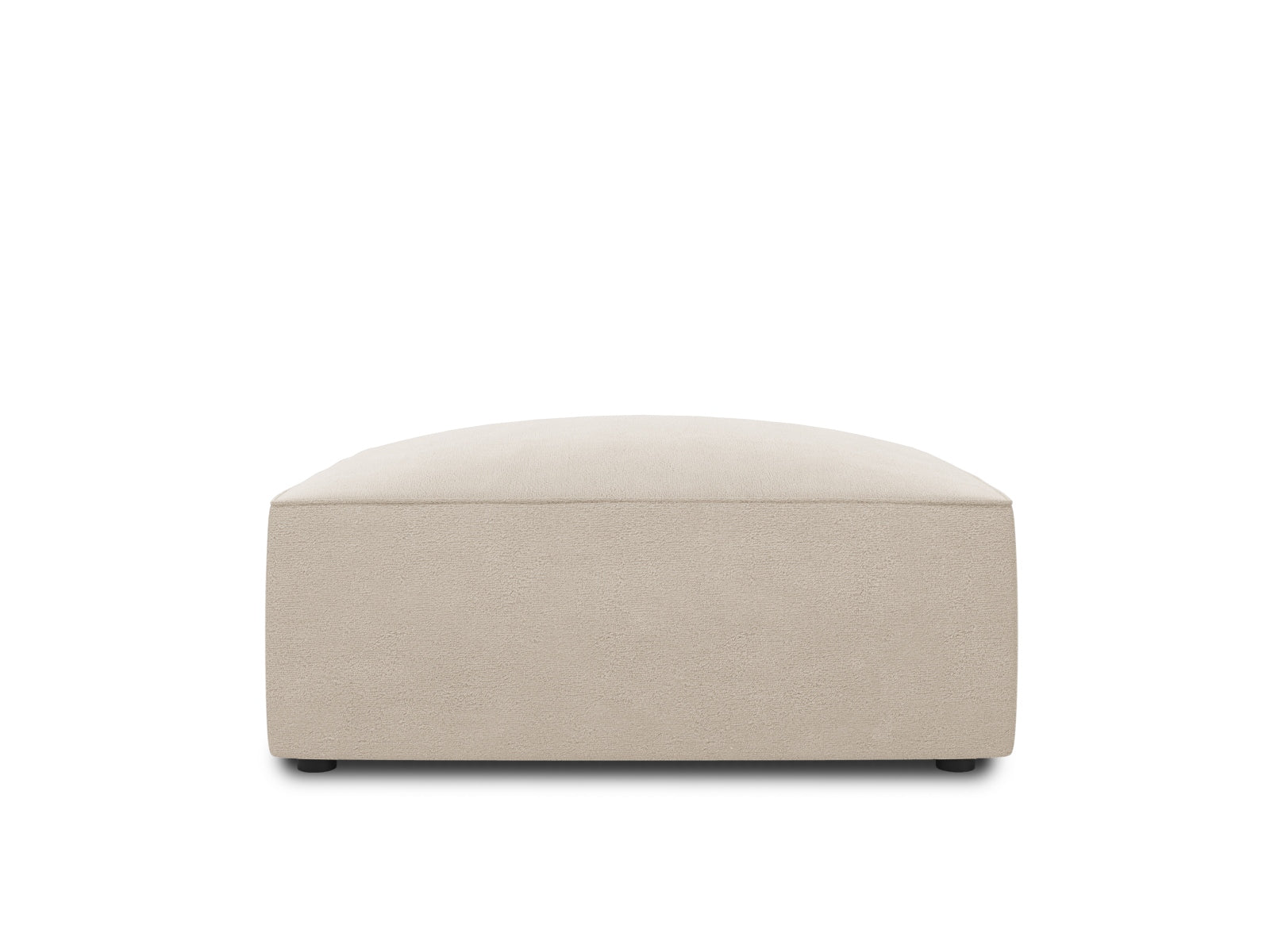 Ruby Velour Pouf 1 Sitz in Beige-Salvador präsentiert im Onlineshop von KAQTU Design AG. Pouf ist von Micadoni
