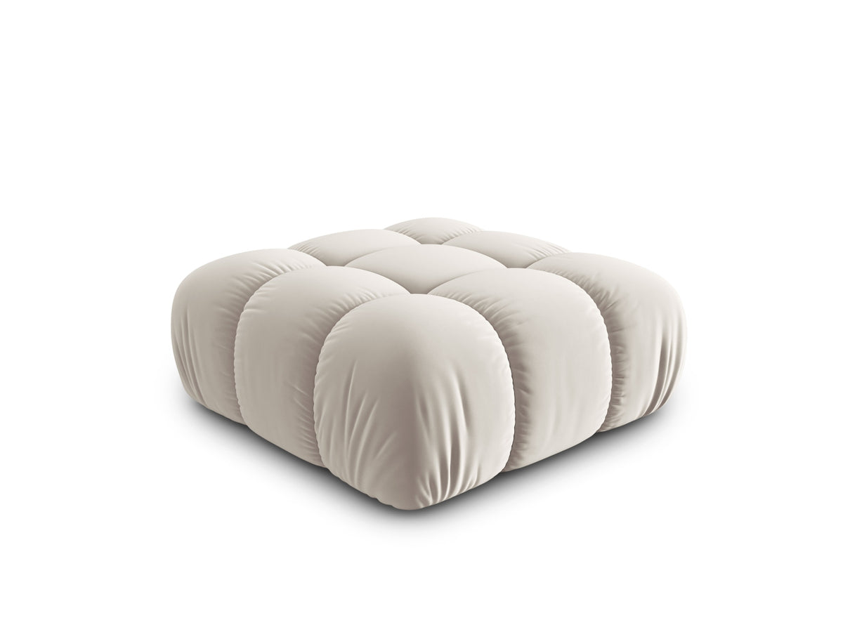 Bellis Velour Pouf 1 Sitz 94cm in Dark Beige-Bluvel präsentiert im Onlineshop von KAQTU Design AG. Pouf ist von Micadoni