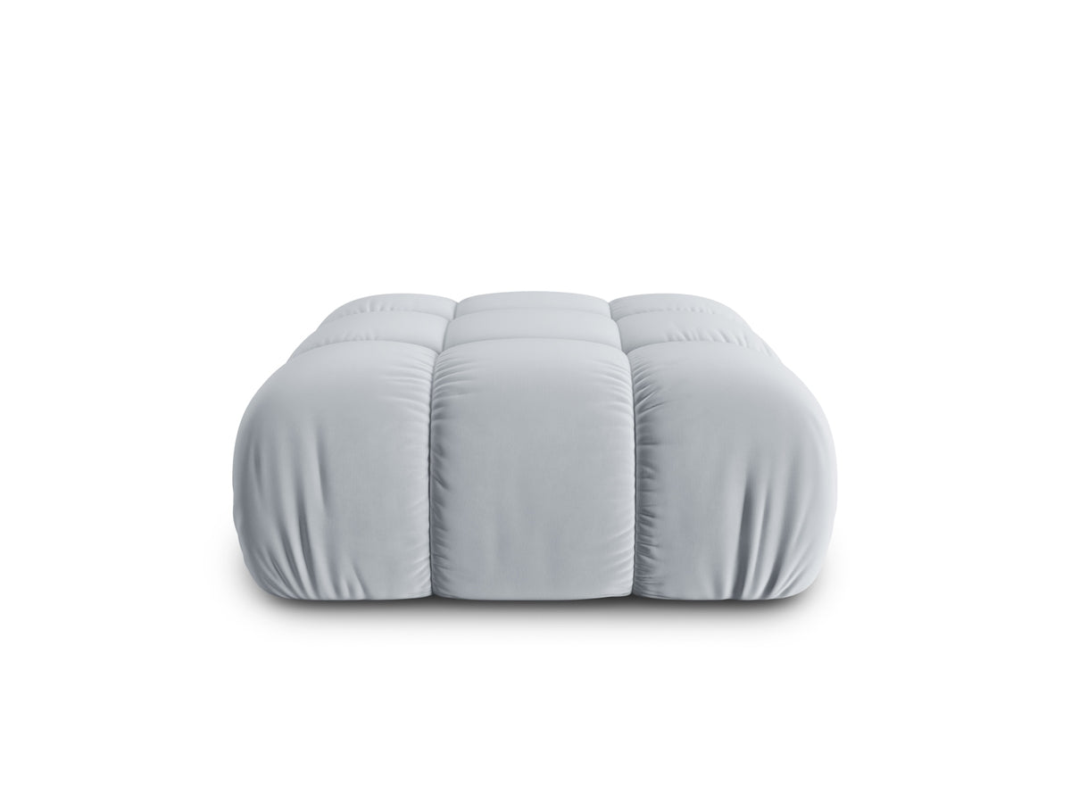 Bellis Velour Pouf 1 Sitz 94cm in Light Blue-Bluvel präsentiert im Onlineshop von KAQTU Design AG. Pouf ist von Micadoni